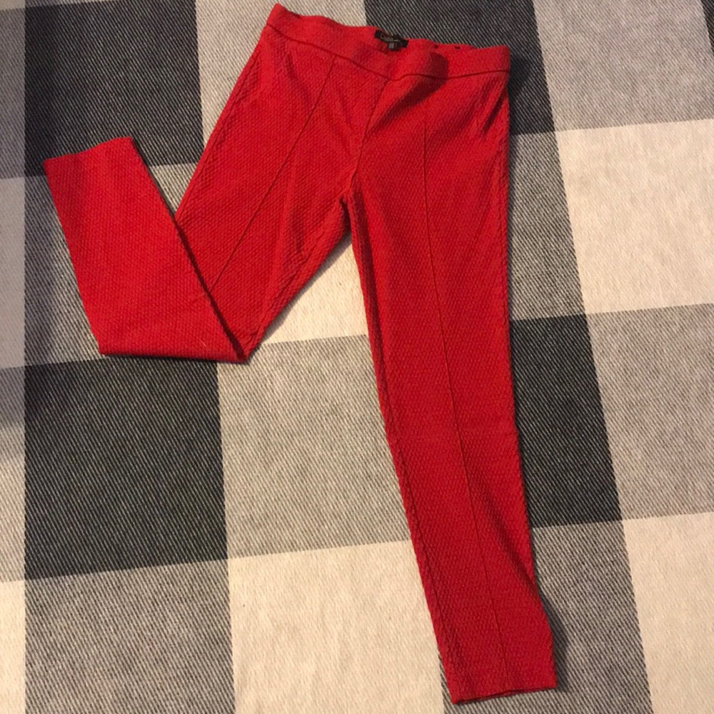 Red Legging Dress Pant